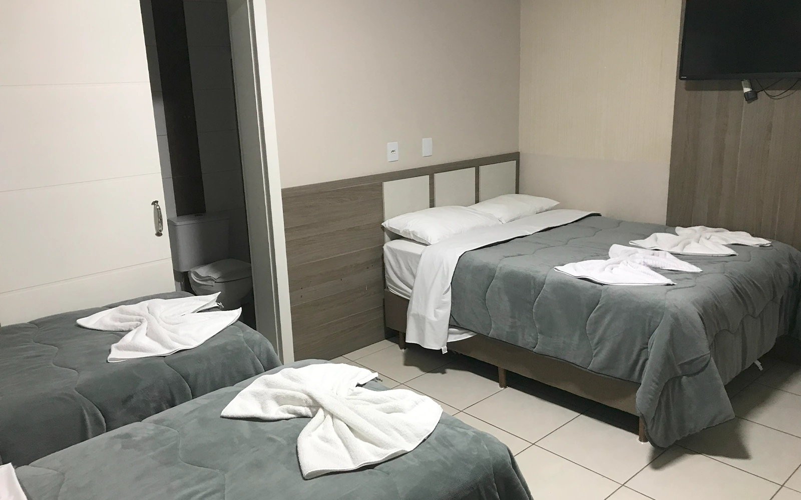 Quartos confortáveis no Star Hotel Chapecó